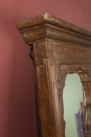 Wooden Vintage Carved Double Mirror