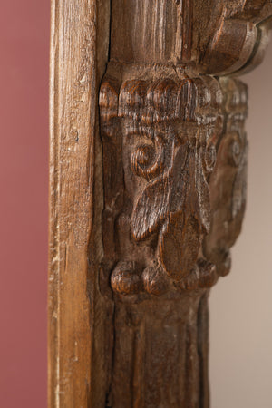 Wooden Vintage Carved Double Mirror