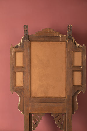 Vintage Cream Temple Wall Mirror