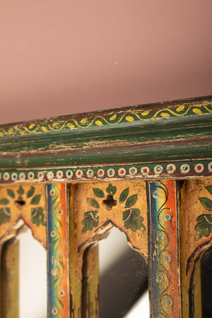 Painted Arches Vintage Wall Mirror (Re-worked)