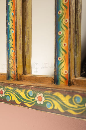 Painted Arches Vintage Wall Mirror (Re-worked)