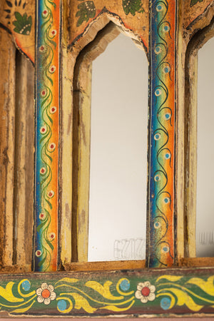 Painted Arches Vintage Wall Mirror (Re-worked)