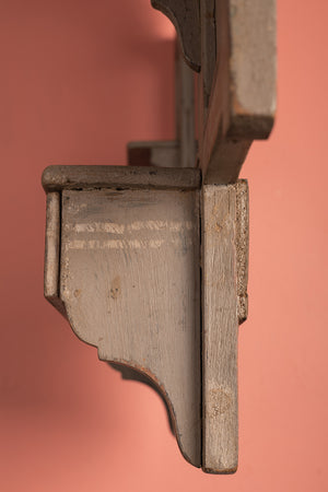 Vintage Grey Temple Wall Mirror