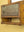 Vintage Yellow Barber Wall Mirror
