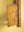 Vintage Yellow Barber Wall Mirror