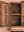 Vintage Wooden Wall Mirror with Cabinets