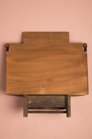 Wooden Vintage Wall Mirror