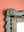 Vintage Blue & Red Temple Wall Mirror