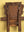 Small Red Vintage Temple Wall Mirror