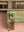 Small Pale Green Vintage Temple Wall Mirror