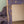 Vintage Purple & White Wall Mirror