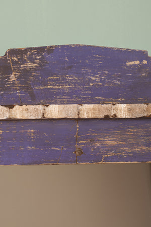 Vintage Purple & White Wall Mirror