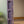 Vintage Purple & White Wall Mirror