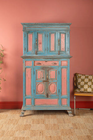 Blue & Pink Vintage Almirah