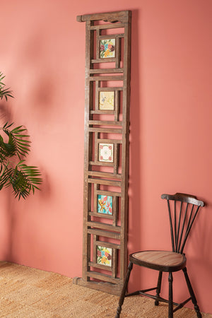 Wooden Vintage Banister with Tiles