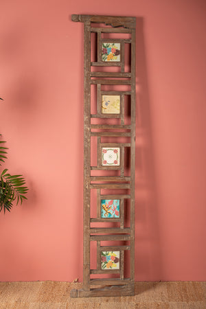 Wooden Vintage Banister with Tiles