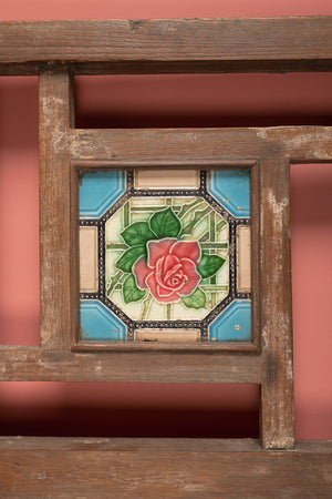 Wooden Vintage Banister with Tiles