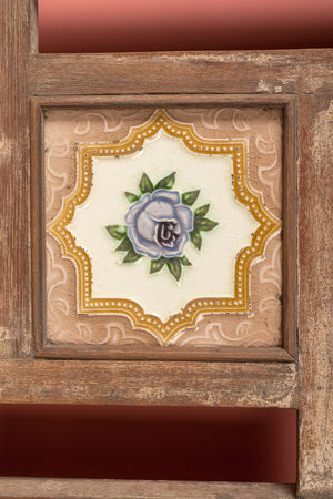 Wooden Vintage Banister with Tiles