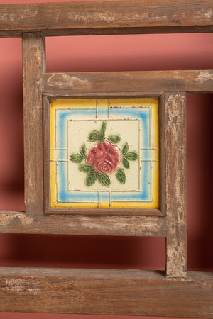 Wooden Vintage Banister with Tiles