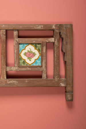 Wooden Vintage Banister with Tiles
