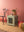 Pale Turquoise Vintage Jali Side Cabinet