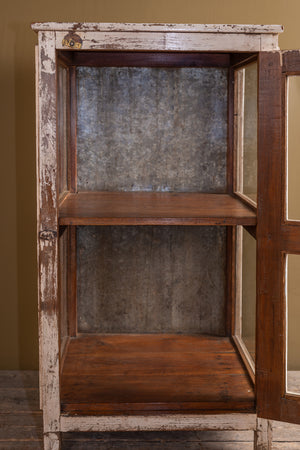 Cream Vintage Display Cabinet