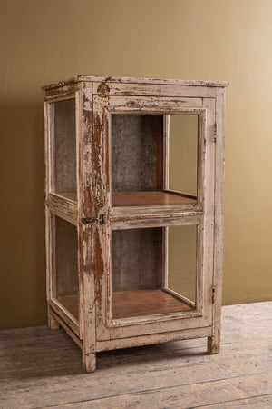 Cream Vintage Display Cabinet