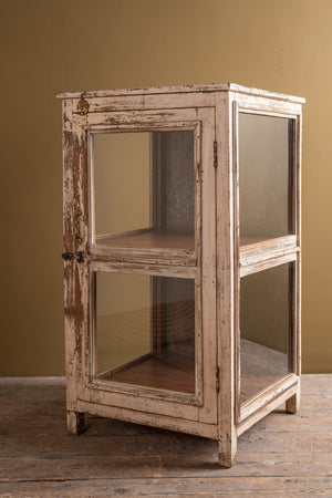 Cream Vintage Display Cabinet