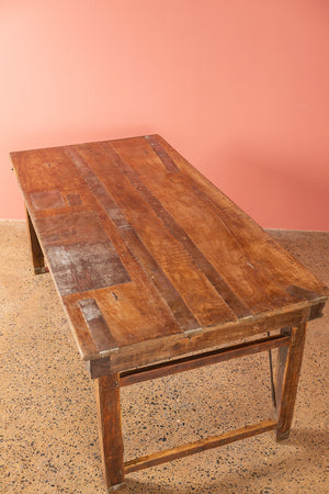 Vintage Wooden Folding Table