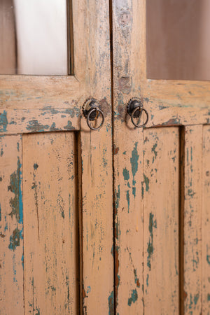 Cream Vintage Glazed Cabinet