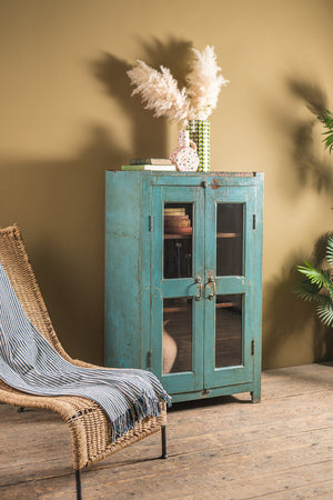 Duck Egg Blue Vintage Cabinet