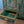 Vintage Dark Green Wooden Almirah