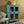 Blue Vintage Wooden Cabinet