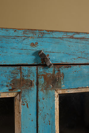 Blue Vintage Wooden Cabinet