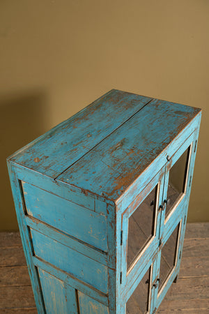 Blue Vintage Wooden Cabinet