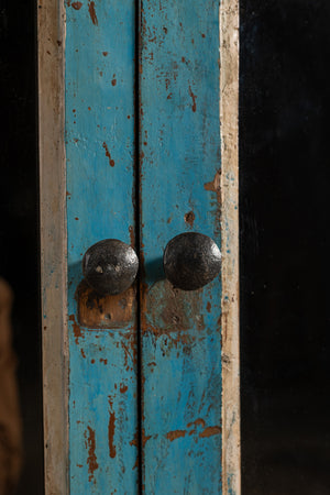 Blue Vintage Wooden Cabinet