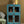 Blue Vintage Wooden Cabinet