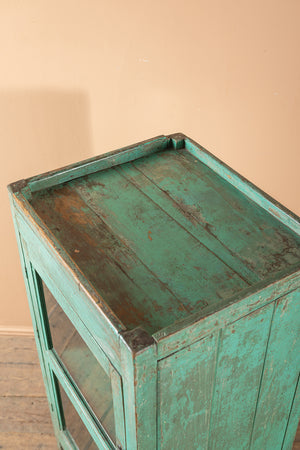 Turquoise Vintage Side Cabinet