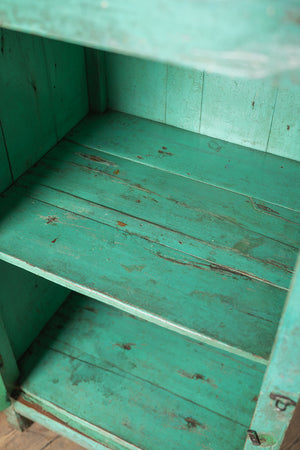 Turquoise Vintage Side Cabinet
