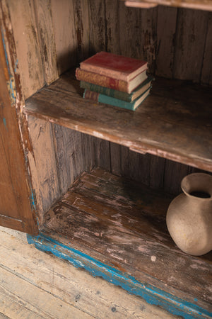 Bright Blue Vintage Cabinet
