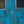 Bright Blue Vintage Cabinet