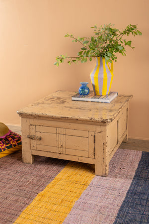 Cream Vintage Side Table