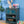Vintage Blue Cupboard with Shelves
