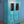 Vintage Blue Glazed Almirah