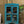 Vintage Blue Glazed Cabinet