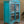 Vintage Blue Glazed Cabinet