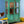 Turquoise Vintage Display Cabinet