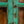 Turquoise Vintage Display Cabinet