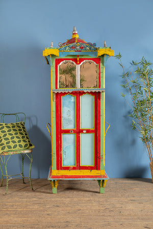 Colourful Indian Wooden Mandir