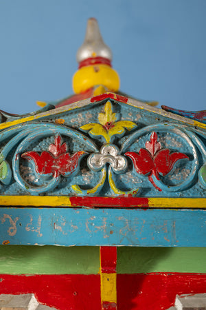 Colourful Indian Wooden Mandir